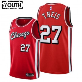 Barn Chicago Bulls Tröja Daniel Theis 27 Nike 2021-22 City Edition Throwback Swingman